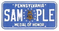 Medal of Honor plate