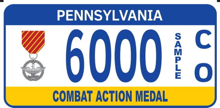 Combat Action Medal plate