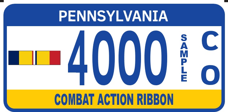 Combat Action Ribbon plate