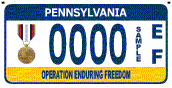 Operation Enduring Freedom plate