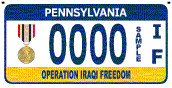 Operation Iraqi Freedom plate