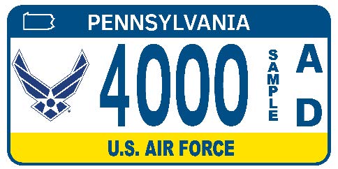 U.S. Air Force plate