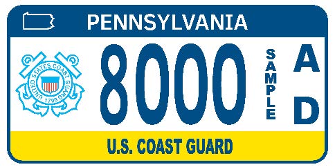 U.S. Coast Guard plate
