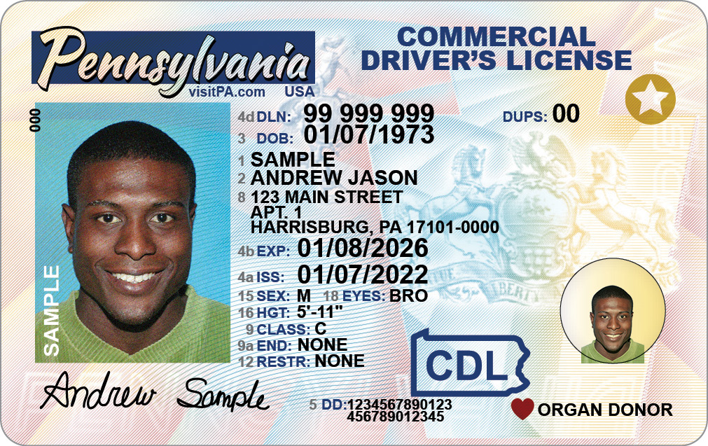 REAL ID-Compliant Commercial Driver's License