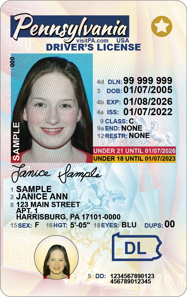 REAL ID-Compliant Junior Driver's License
