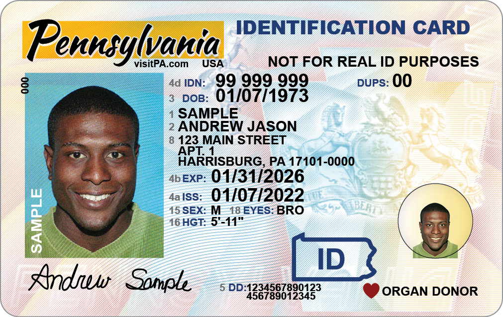 Standard-Issue (Non-Compliant) Photo ID Card
