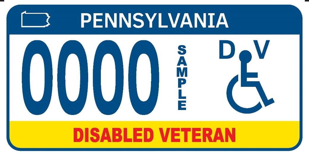 severely disabled veteran registration plate