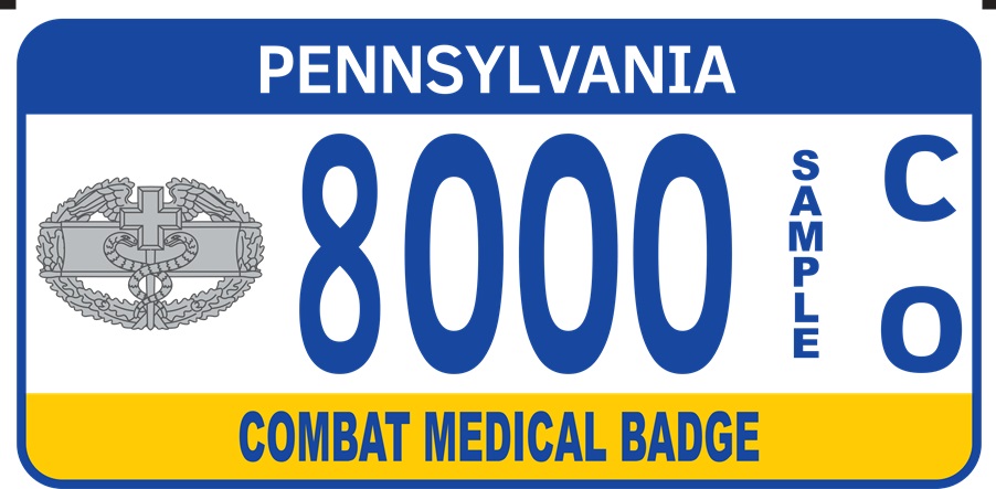 Combat Medical Badge plate